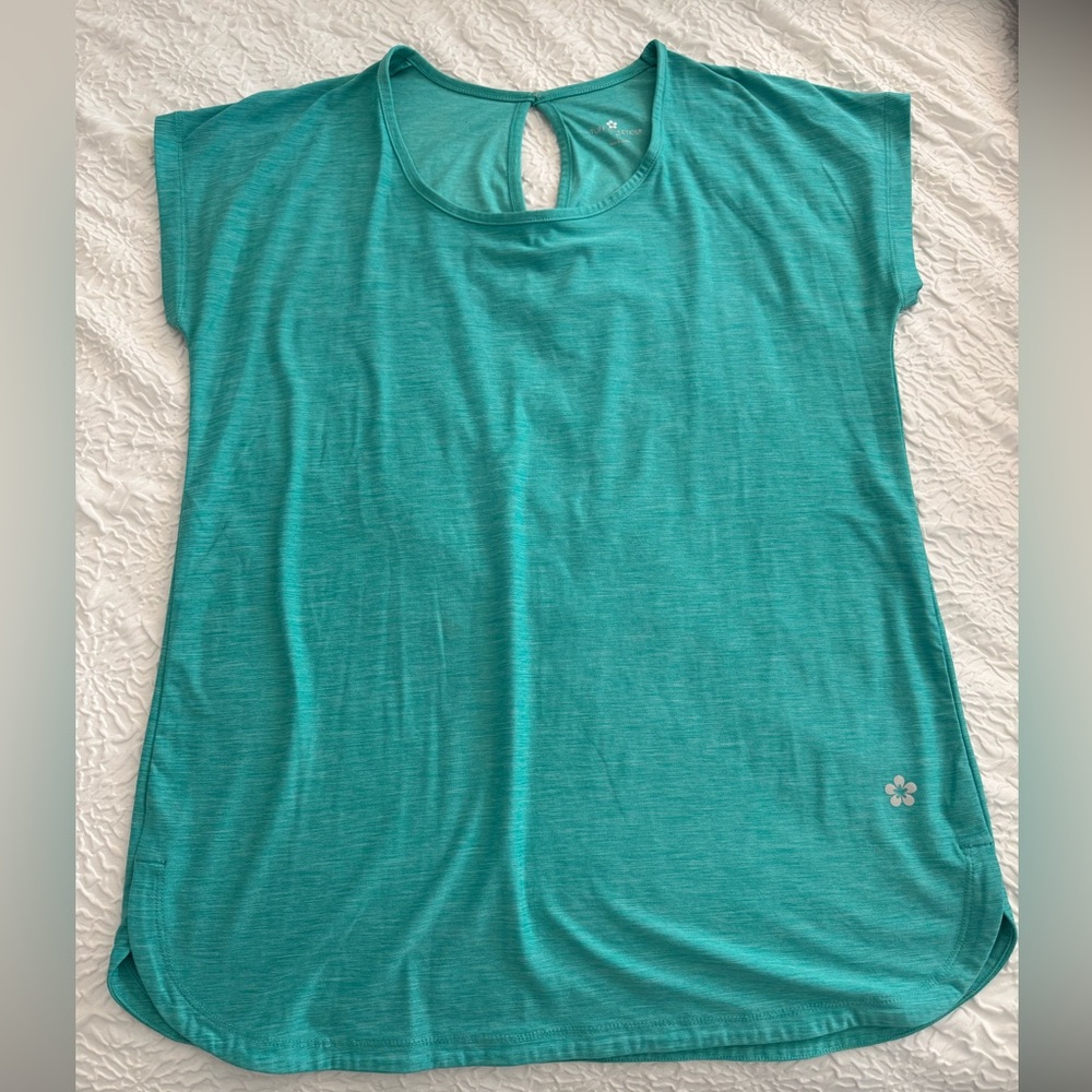Teal Women's Athletic Top